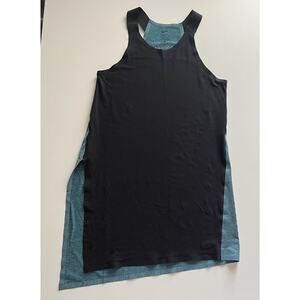Nike Black and Blue Tank Top